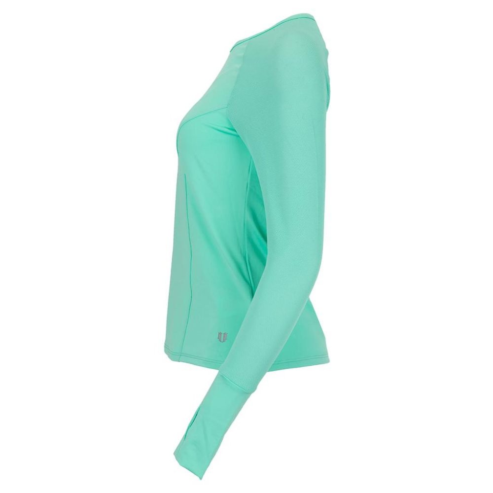 Eleven High Serve Long Sleeve Tennis Top in Mint